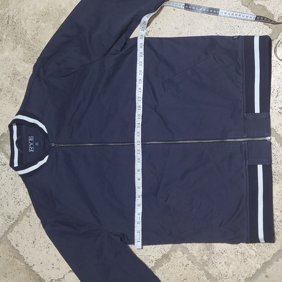 Rye Bomber Blue Jacket Size XL Tall - Picture 4 of 9